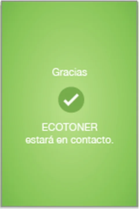 Confirmación: el gestor estará en contacto
