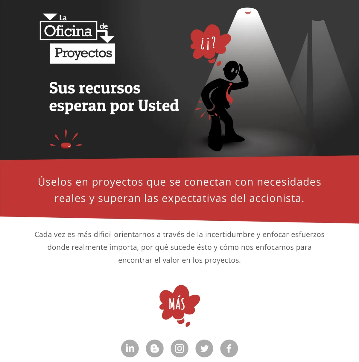 Mailing: Sus recursos esperan por Usted
