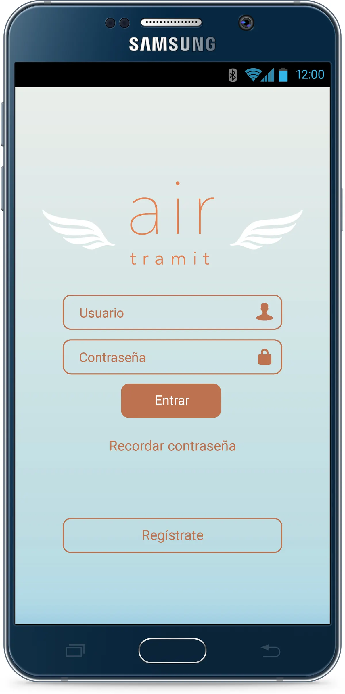 Autenticacion inicio sesion — AirTramit