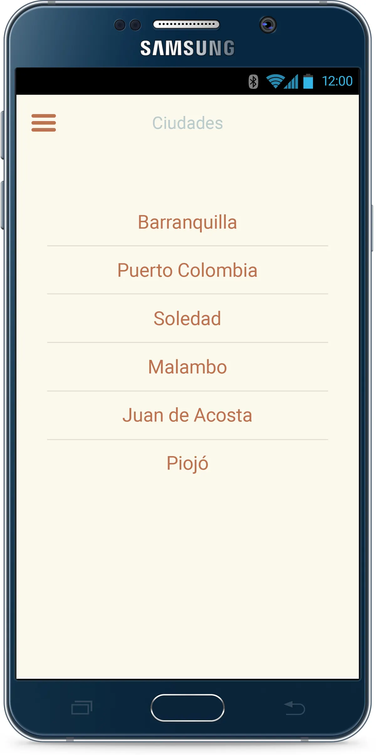Ubicacion seleccion ciudad alternativa — AirTramit