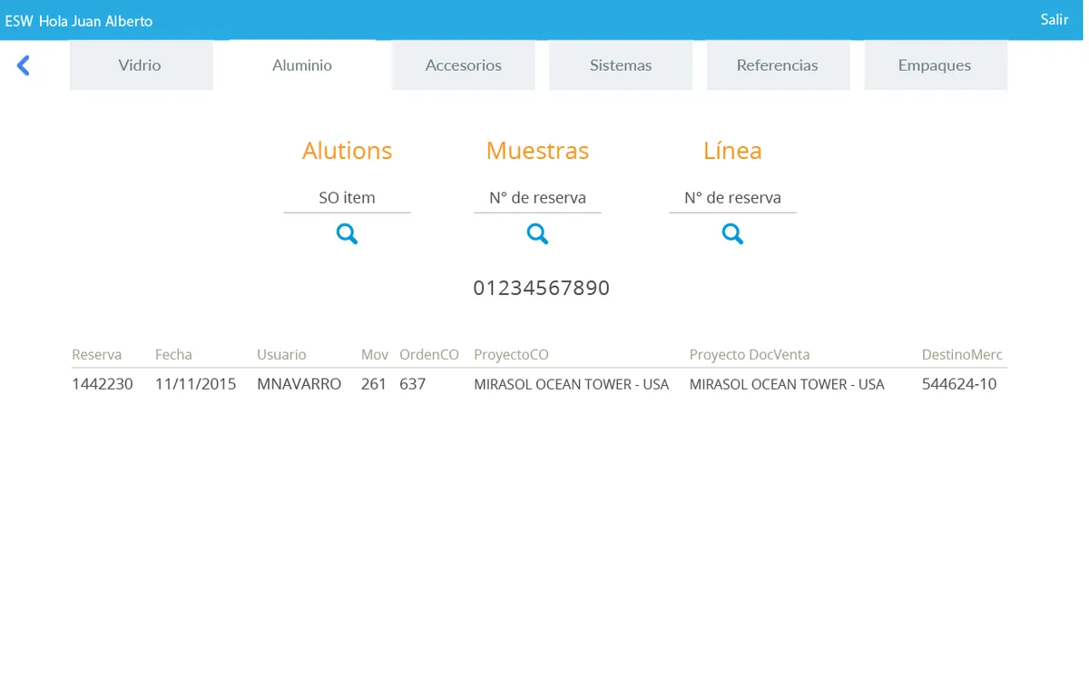Aluminio busqueda alutions resultado — GlassInspector