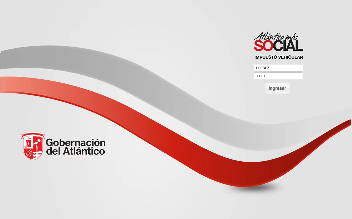 Login — Impuesto Vehicular