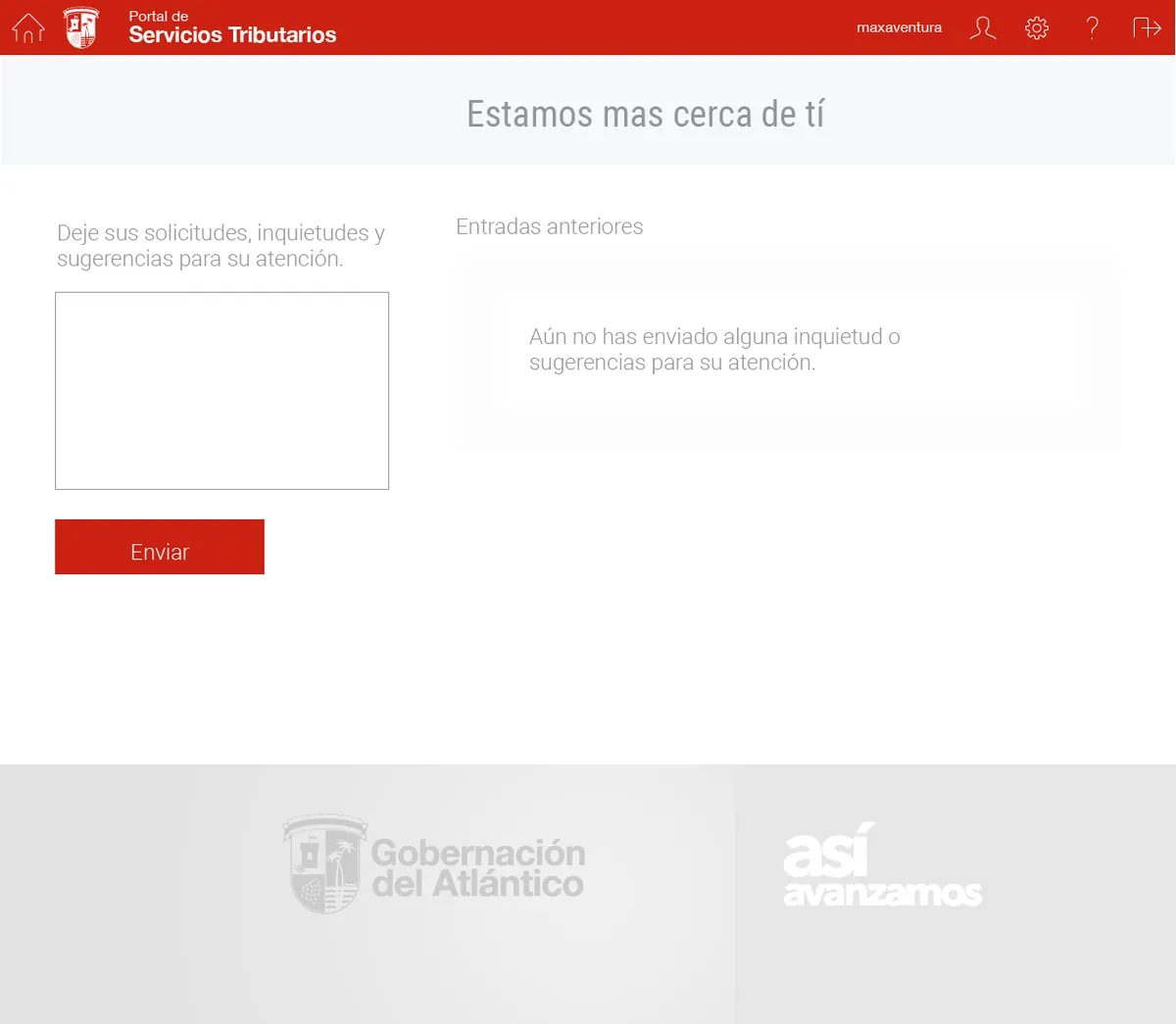 Mesa de trabajo — Portal de Servicios Tributarios