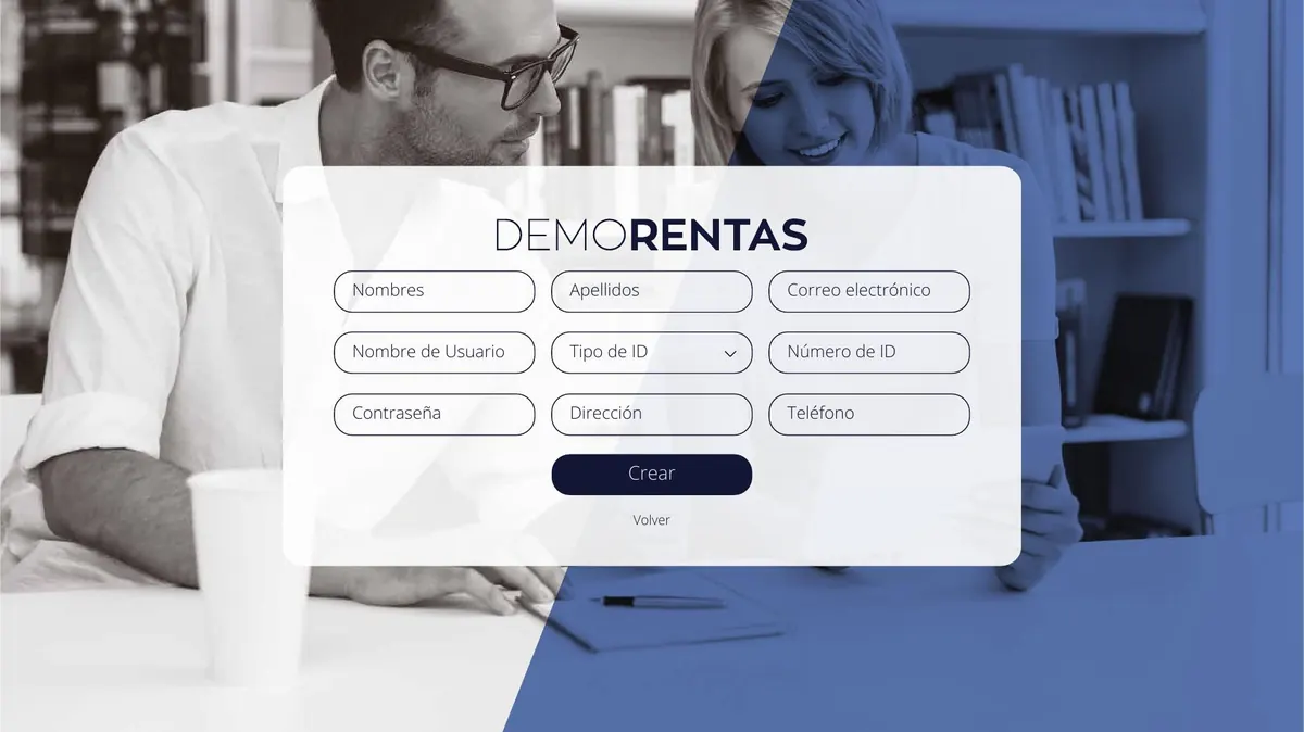 Rentas mockup — Rentas