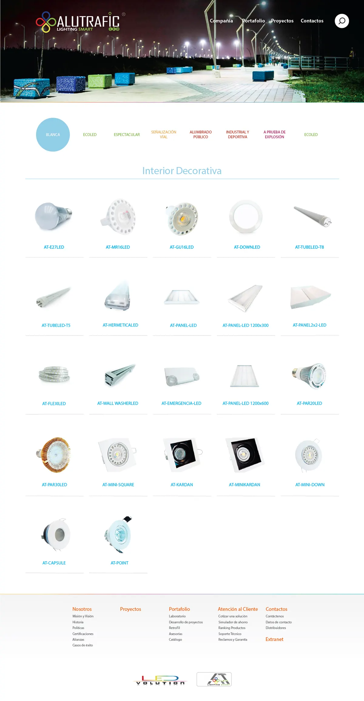 Web lineas — Alutrafic LED