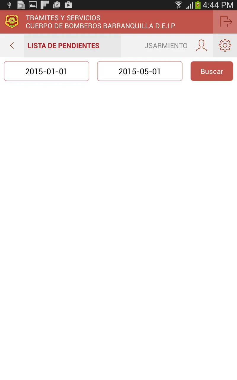 Screenshot — Bomberos · sitio, trámites y consola